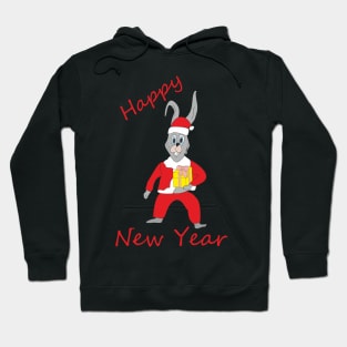 New Year Bunny Hoodie